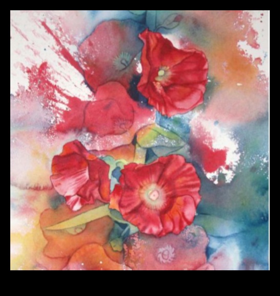 المياه المعبرة: التقاط الجوهر بألوان سائلة