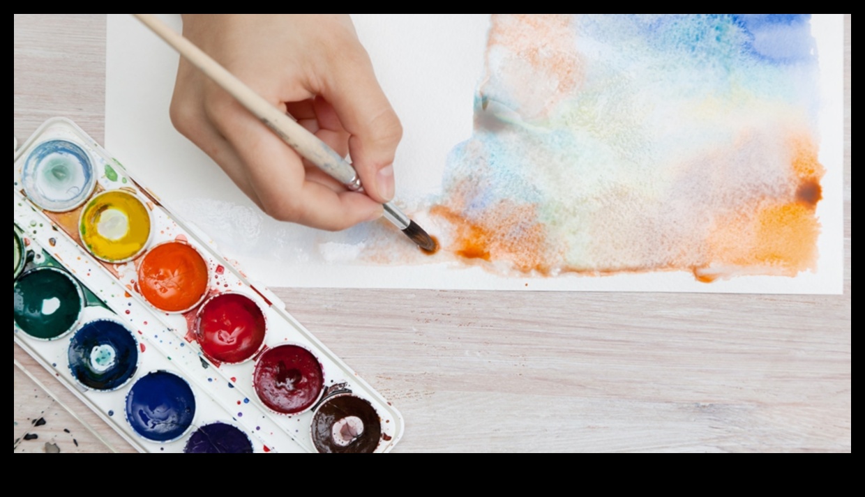 المياه المعبرة: التقاط الجوهر بألوان سائلة