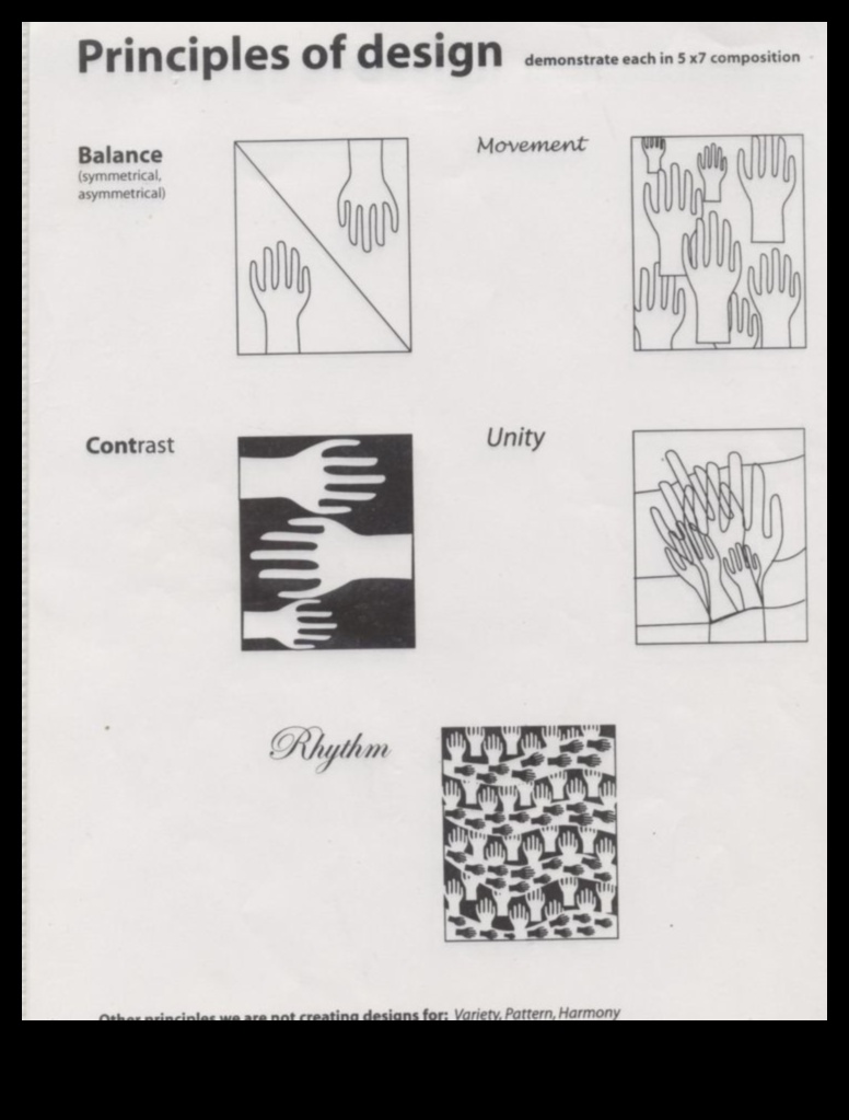 التناغم المجرد: موازنة العناصر المتناقضة في الفن