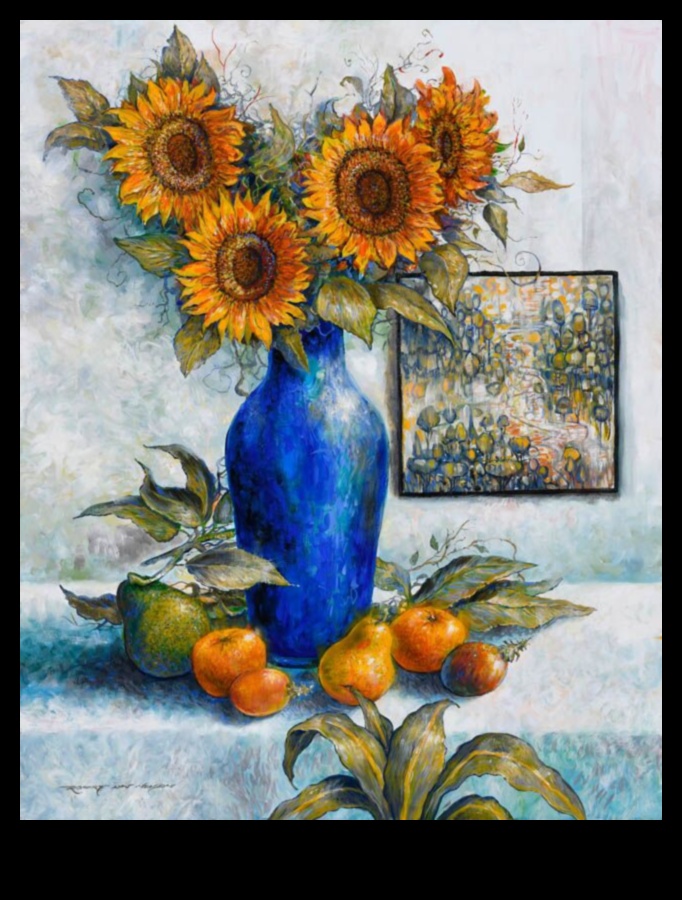 لحظات من الهدوء: رسم جوهر الحياة الساكنة