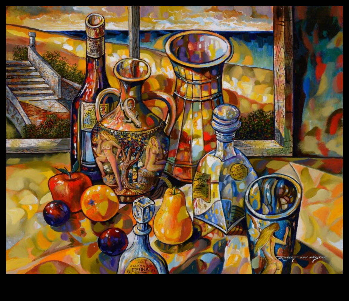 لحظات من الهدوء: رسم جوهر الحياة الساكنة