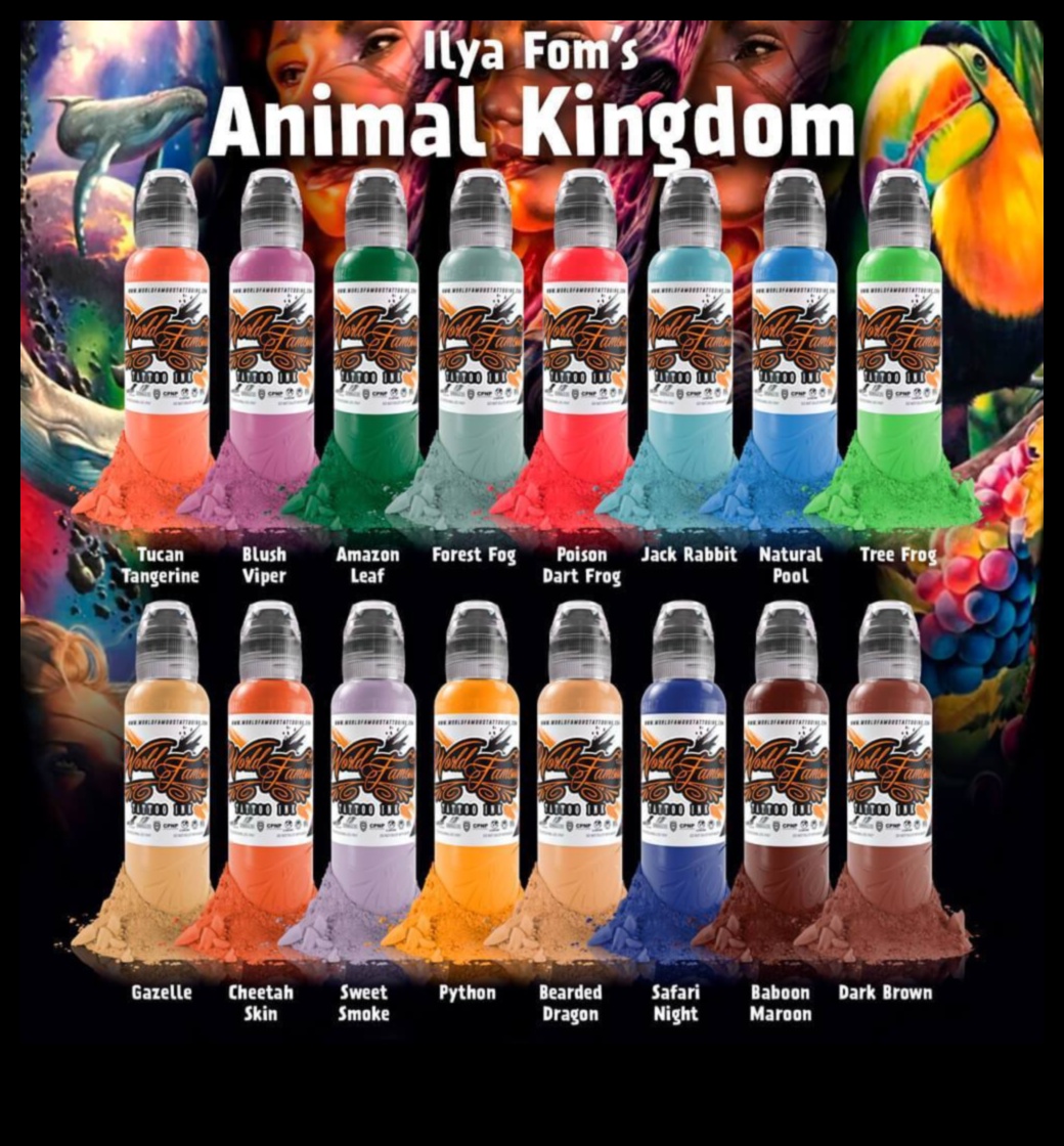 سفاري الحبر: انغمس في عالم روايات وشم الحيوانات