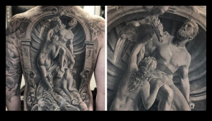 نحت الحياة: وشم واقعي يفوق الخيال