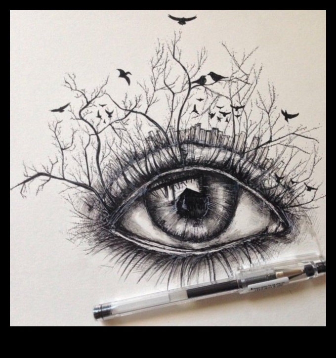 أحلام القلم والحبر: استكشاف التعبيرات السريالية