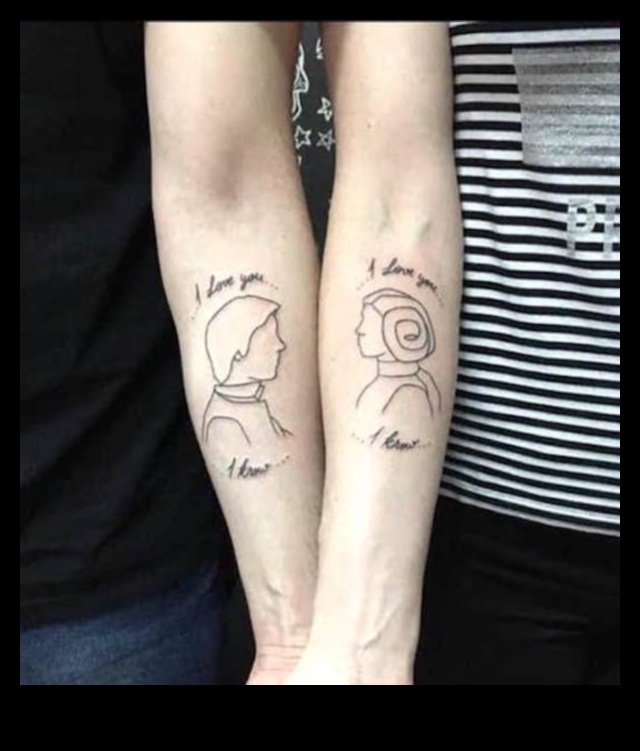 الحبر الملحمي: الوشم زوجين لقصص الحب التي تدوم