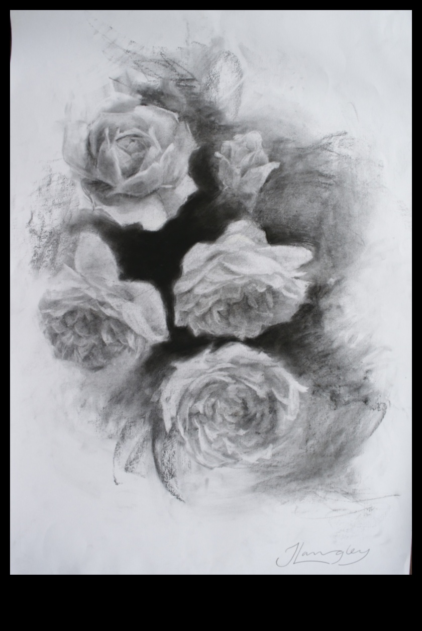 أنماط الرسم بالفحم منفذ إبداعي 2 فن أنماط الفحم: إنشاء تصميمات معقدة ومفصلة