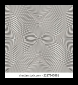 الجمال المنقوش: خلق البعد بخطوط مزخرفة