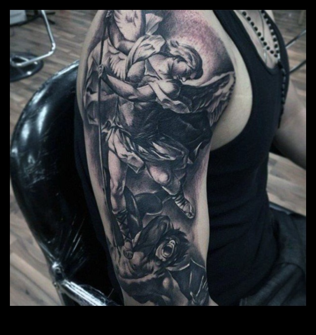 قماش منحوت: اكتشف جمال إتقان وشم الذراع الملحمي