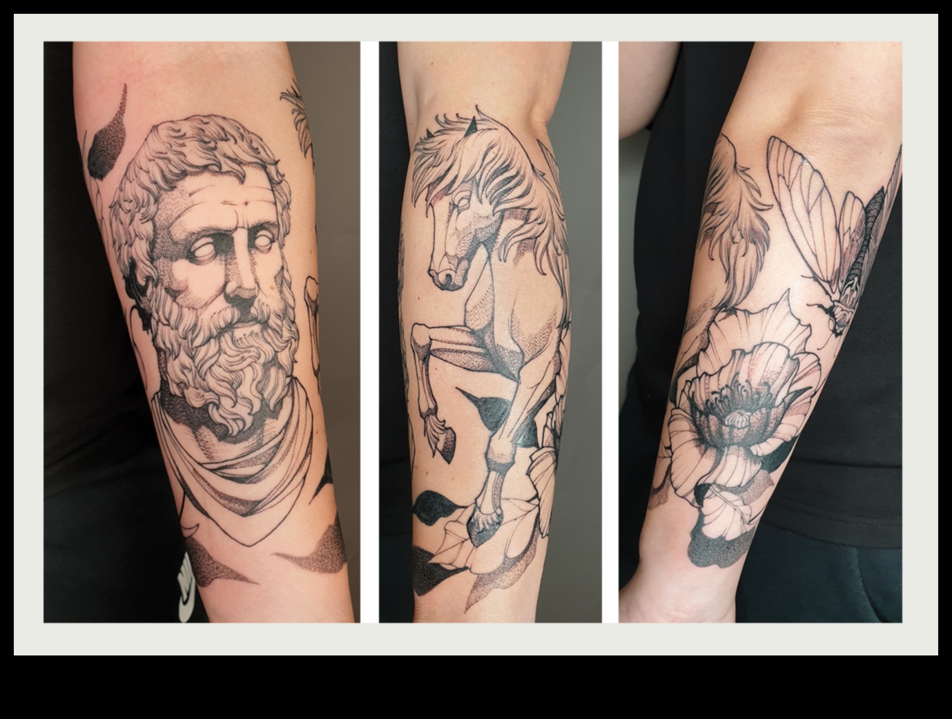 قماش منحوت: اكتشف جمال إتقان وشم الذراع الملحمي