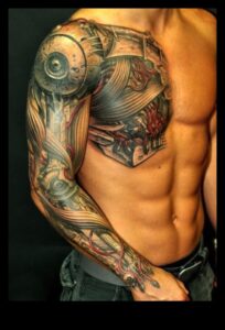 قماش منحوت: اكتشف جمال إتقان وشم الذراع الملحمي