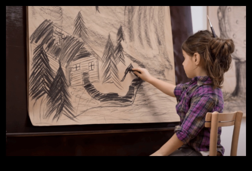 أنماط الرسم بالفحم منفذ إبداعي 1 فن أنماط الفحم: إنشاء تصميمات معقدة ومفصلة