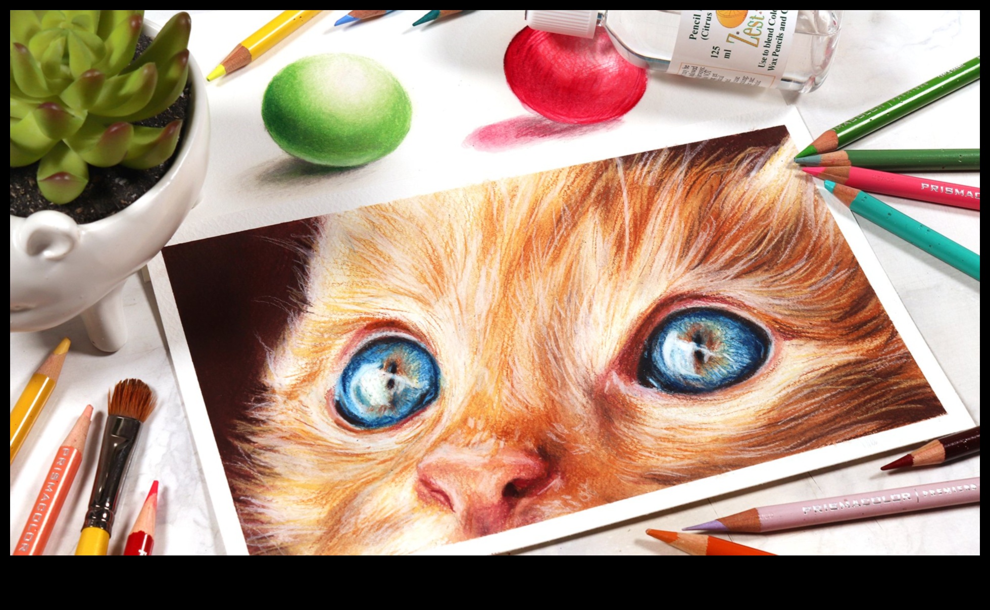 جريئة وجميلة: رسومات قلم رصاص ملونة مذهلة ذات تأثير