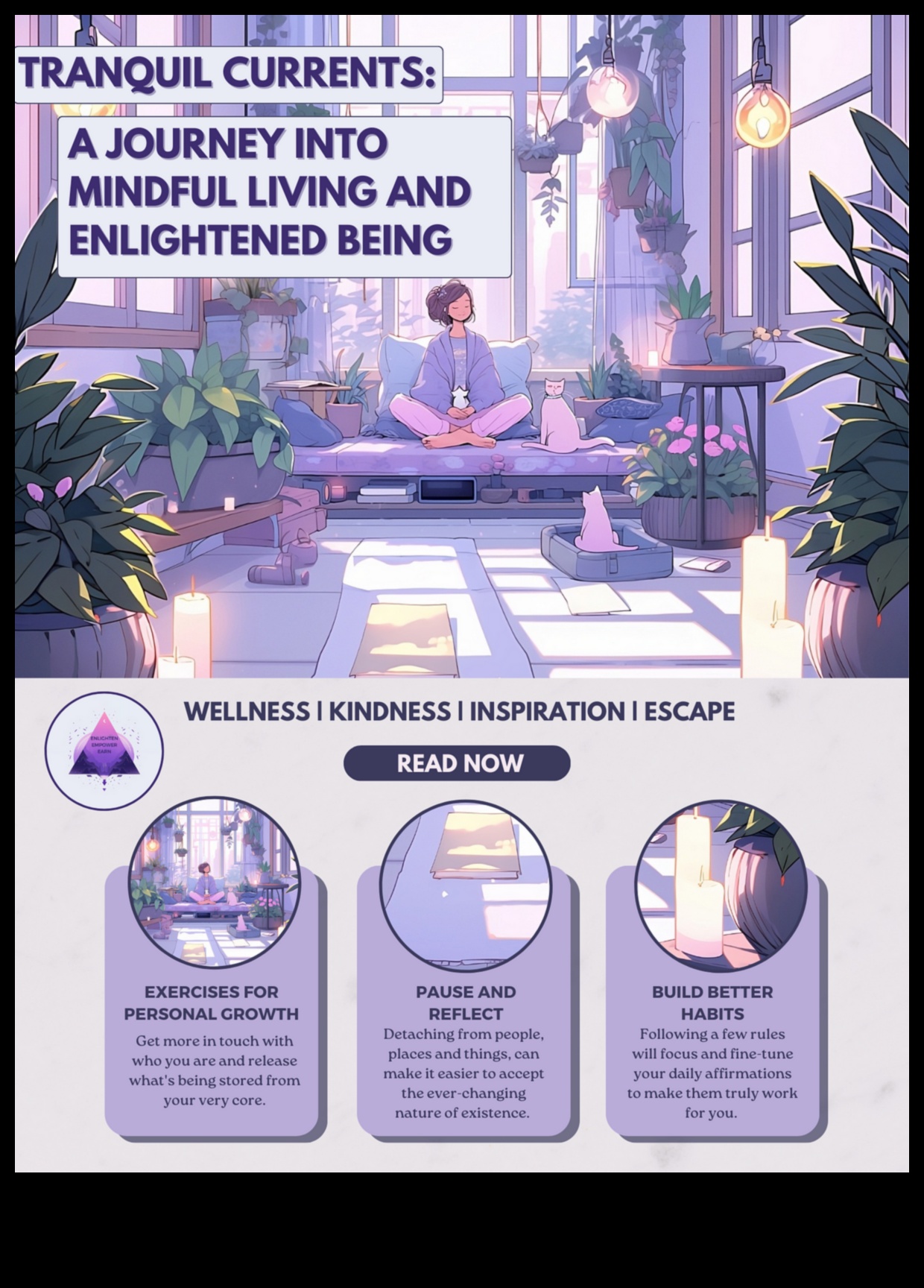 مسارات هادئة: التغلب على التوتر من خلال الحياة الواعية